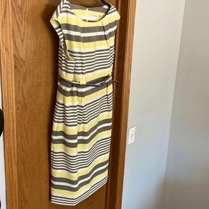 Calvin Klein sheath dress with belt